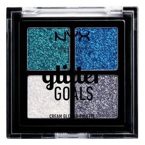 Glitter Goals Cream Quad Palette, 1,2 g NYX Professional Makeup Kulmakarvat