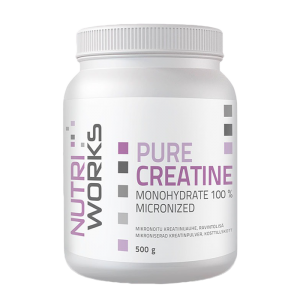 Pure Creatine monohydrate 100%, 500 g, Natural