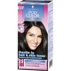 Schwarzkopf Poly Color Toning Shampoo, 25 - Black, Schwarzkopf Hiusvärit