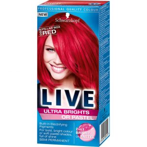 Schwarzkopf Live Color Ultra Brights 92 Red, Schwarzkopf Hiusvärit