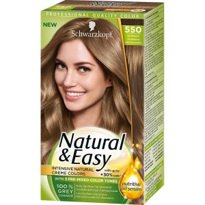 Natural & Easy 550 Satin Mörkblond, Schwarzkopf Hiusvärit