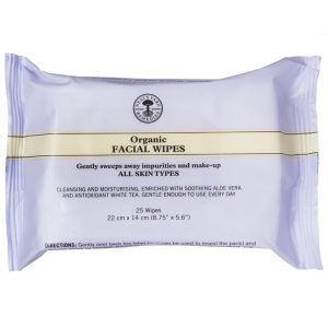 Neal's Yard Remedies Organic Facial Wipes 25 Pcs, Neal's Yard Remedies Ihonpuhdistus