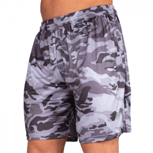 Kansas Shorts, Black/Grey Camo