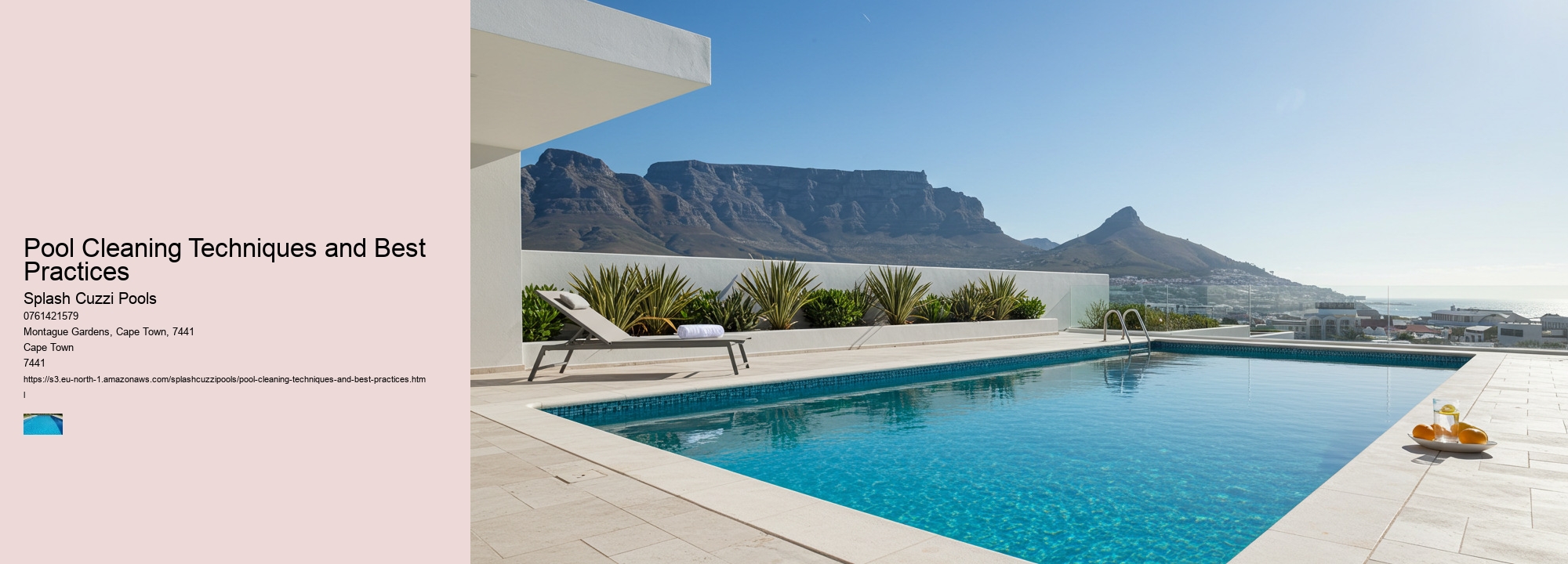 Pool Cleaning Techniques and Best Practices
