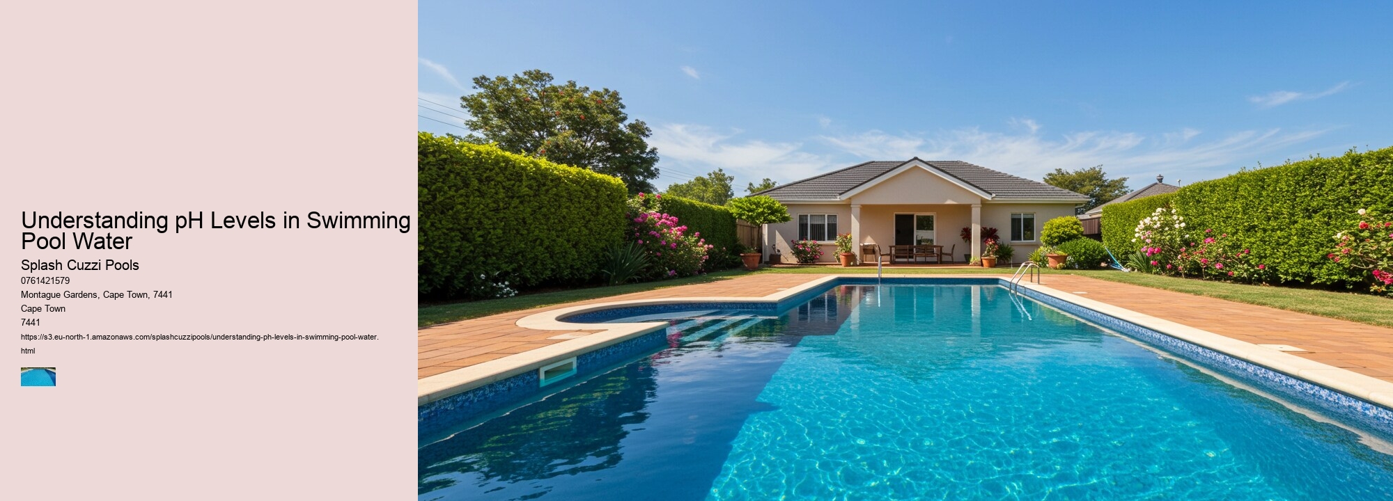 Understanding pH Levels in Swimming Pool Water