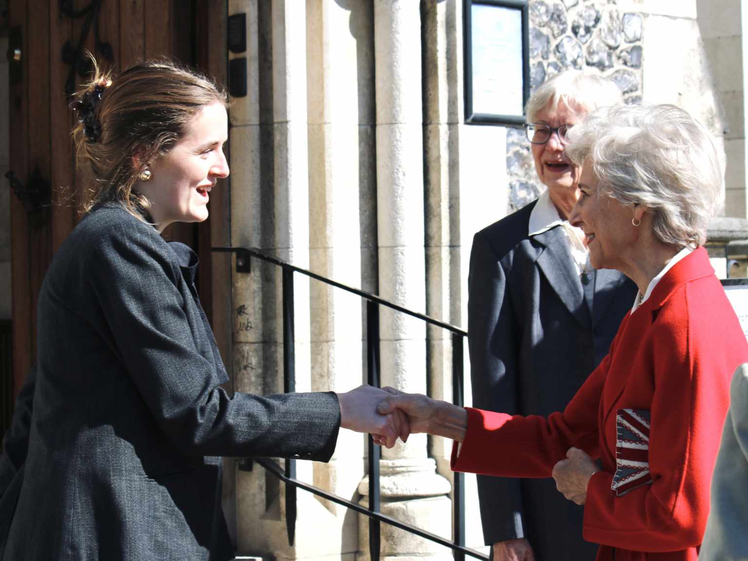 Outside St Albans 2 HRH Duchess of Gloucester
