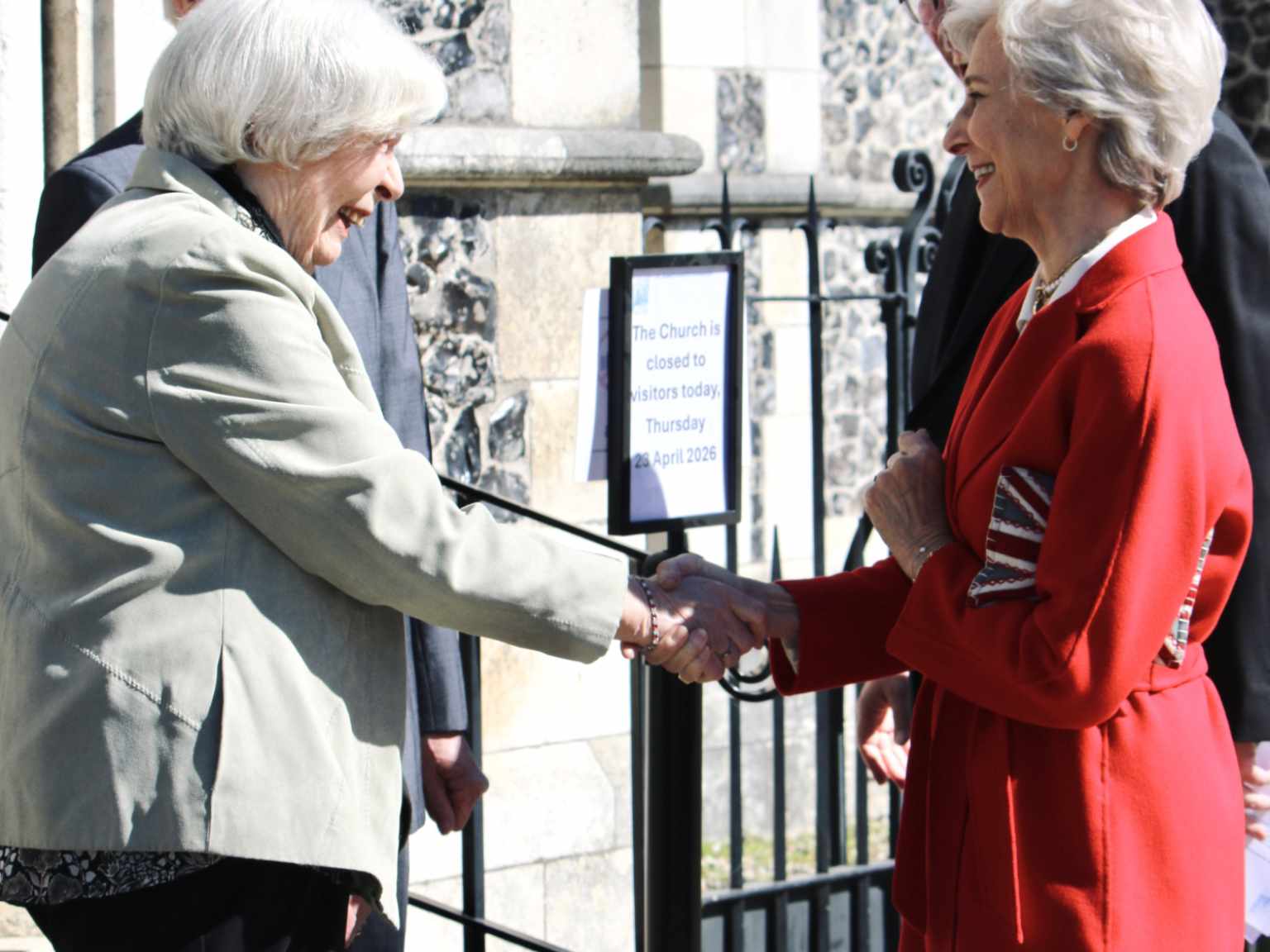 Outside St Albans 4 HRH Duchess of Gloucester
