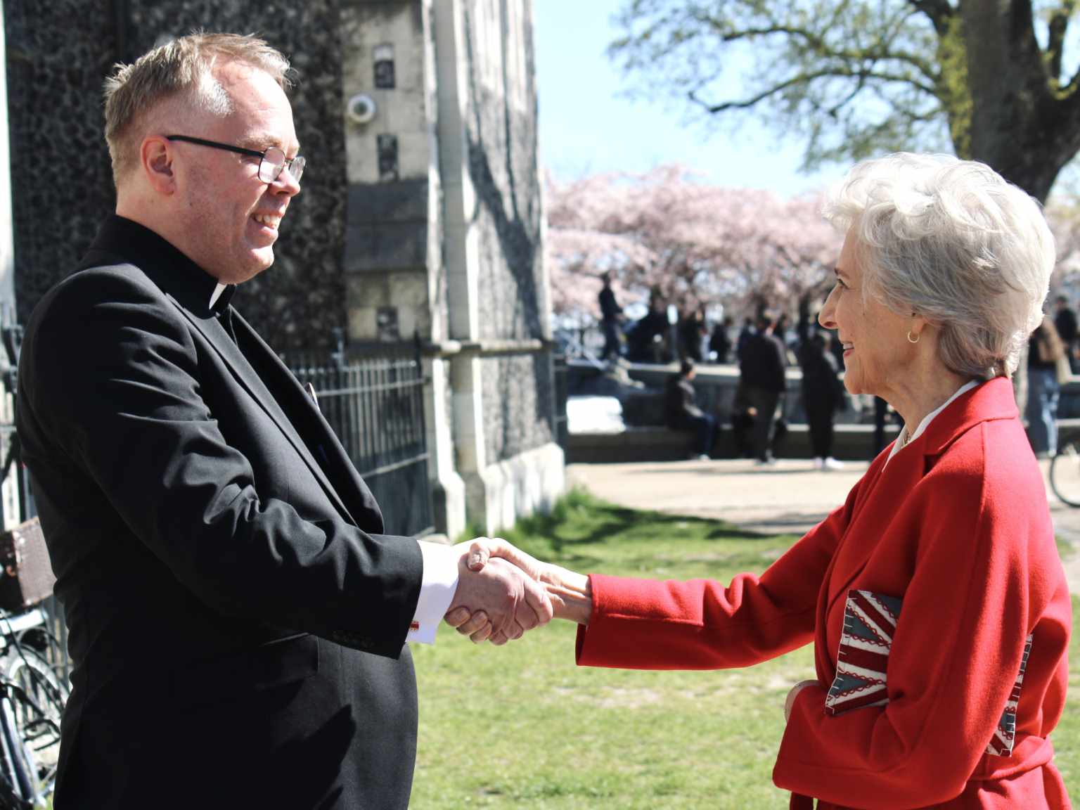 Outside St Albans 5 HRH Duchess of Gloucester