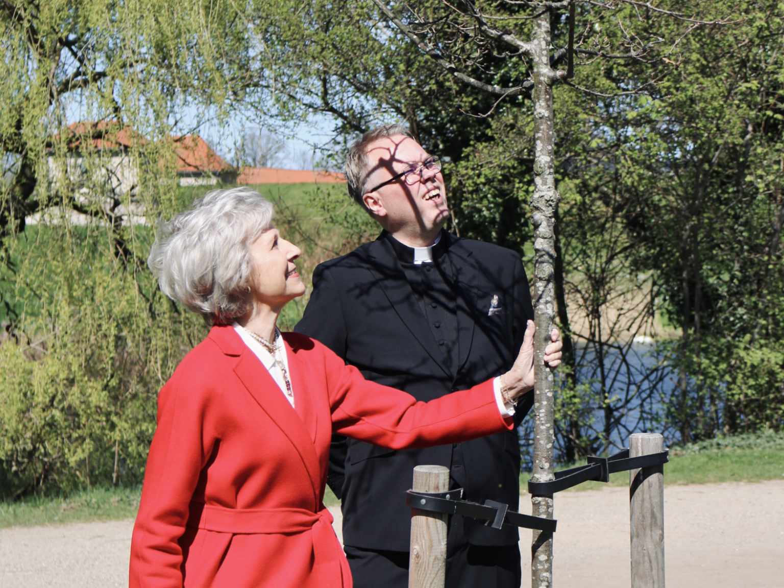 Tree visit 3 HRH Duchess of Gloucester