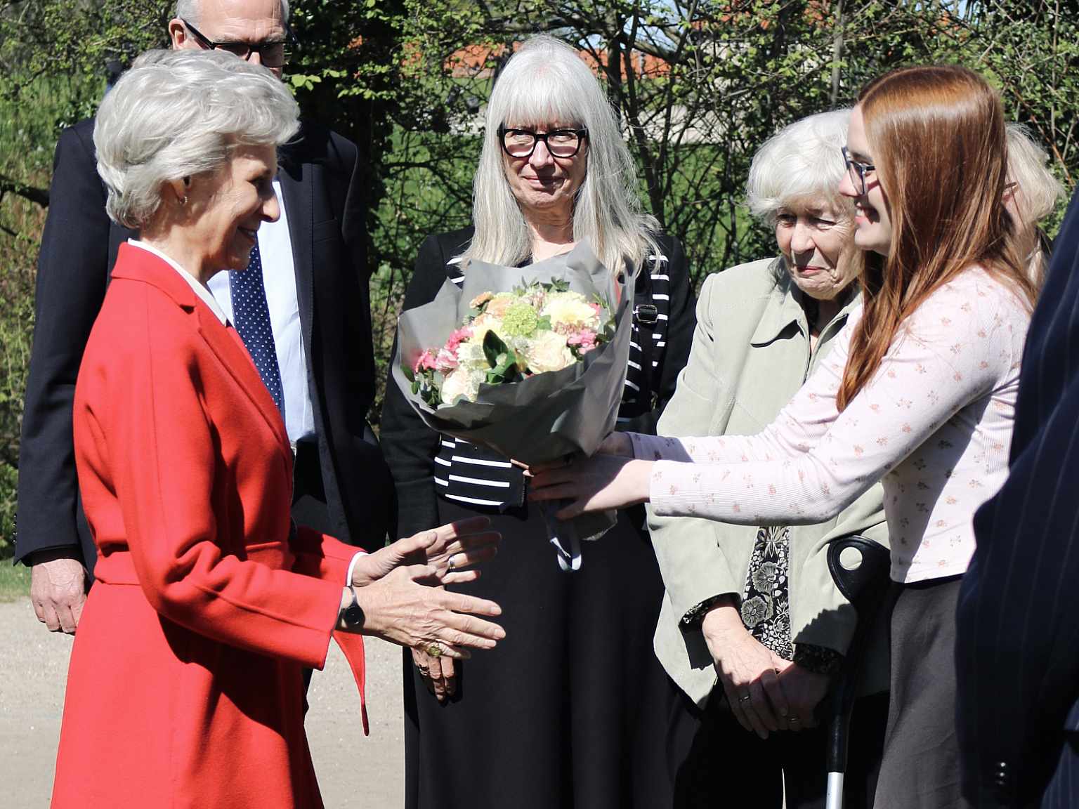 Tree visit 5 HRH Duchess of Gloucester