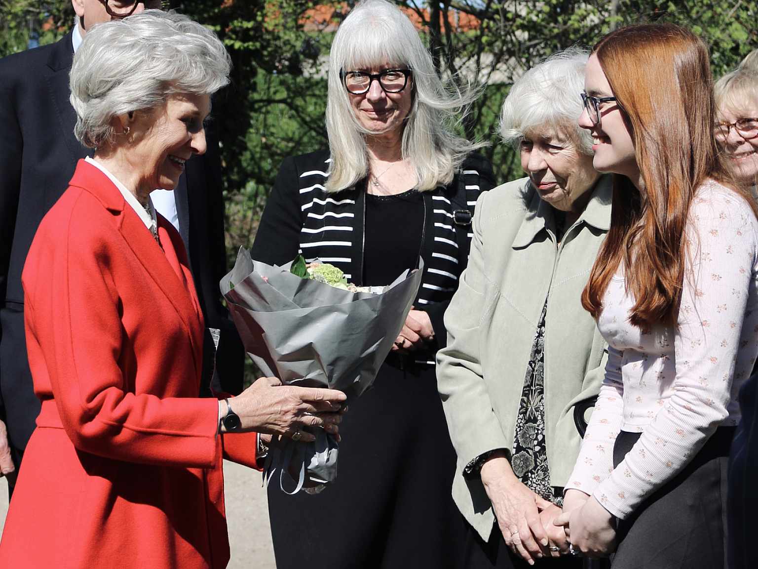 Tree visit 6 HRH Duchess of Gloucester