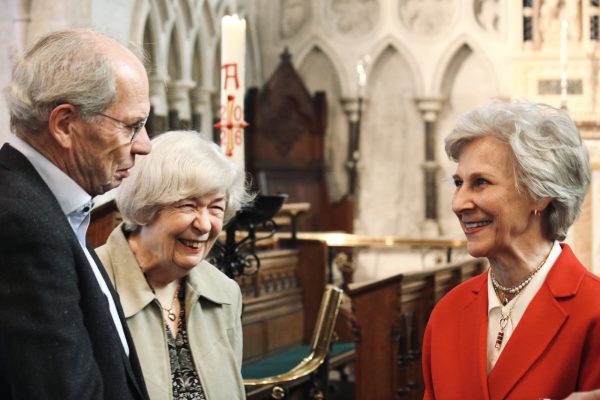 HRH The Duchess of Gloucester visits St Alban's Church on St George's Day