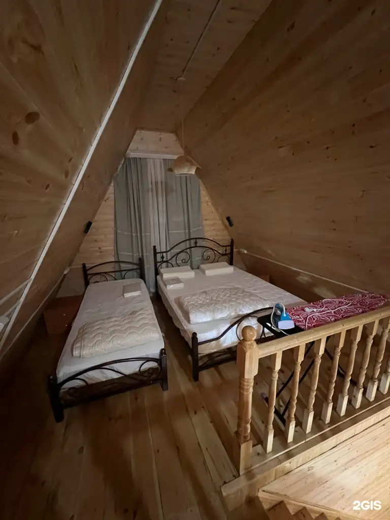 2-х этажный A-Frame домик на 4 человек