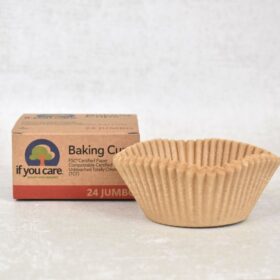 Unbleached Baking Cups - box of 24 (Jumbo)
