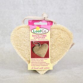 Heart Shaped Bath-time Loofah