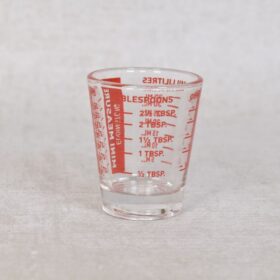 Mini Measure, Glass, for measuring small amounts