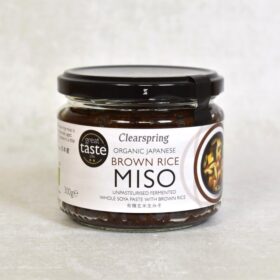 Brown Rice Miso JAR (unpasteurised and fermented)