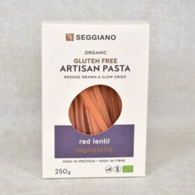Gluten Free Red Lentil Tagliatelle Pasta