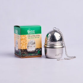 Stainless steel tea infuser - tea egg with tray