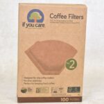 Front view of If You Care Unbleached Coffee Filter no 2.