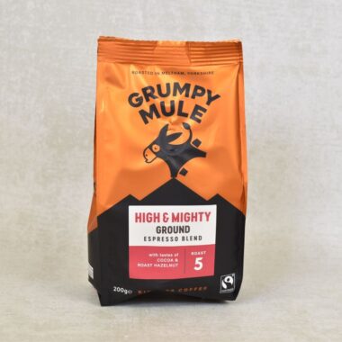 Espresso Blend, Fairtrade Ground Filter Coffee - High & Mighty