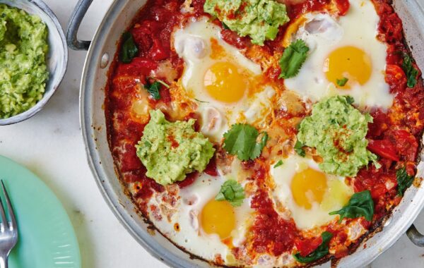 Huevos Rancheros Recipe with Guacamole