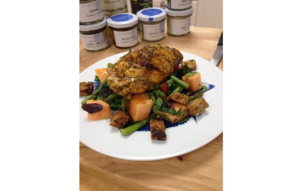 Hassleback Chicken breast with Ras al Hanut Recipe