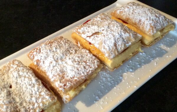 Plum Custard slices Recipe