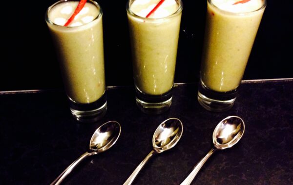 Chilled Pineapple and chilli coconut soup Recipe