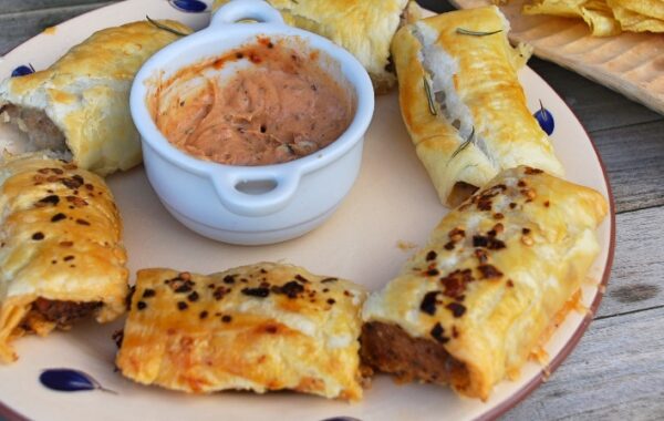 George’s quick spicy sausage rolls recipe version 2