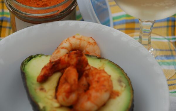 Piri piri prawn and avocado salad Recipe