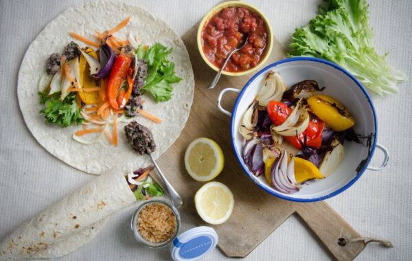 Roasted Vegetable Shawarma  Recipe with Habanero sauce
