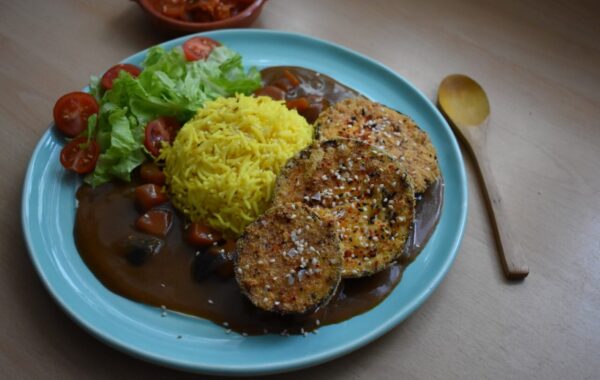 Niki’s Aubergine Katsu Curry Recipe – Vegan and Gluten Free