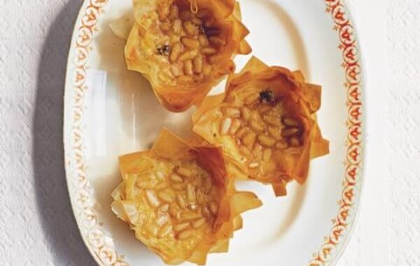 Honeyed Semolina, pine nut and orange custard tarts Recipe – Henrietta Inman