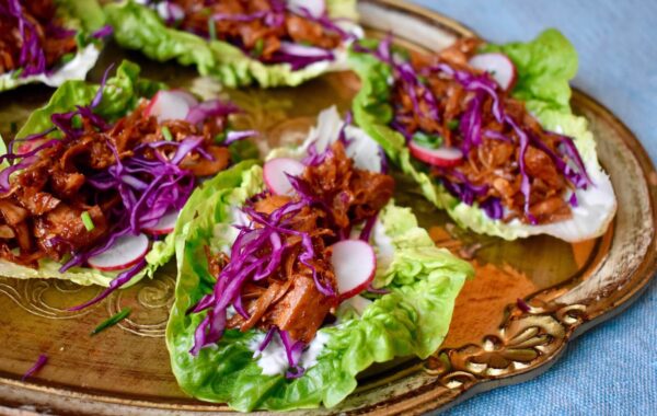 BBQ Jackfruit Lettuce Wraps Recipe