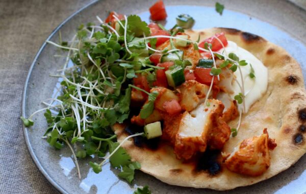 Tandoori Fish Flatbreads recipe