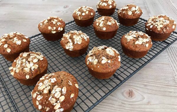 Autumn Spiced Windfall Apple Spelt Muffin Recipe