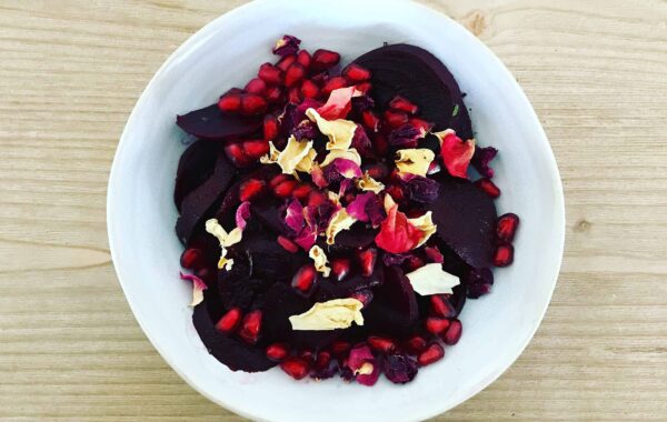 Beetroot, Rose and Pomegranate Salad Recipe