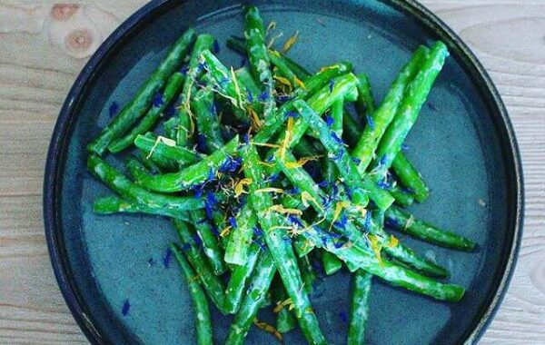 Green Bean Salad  with Orange Kefir Dressing Recipe