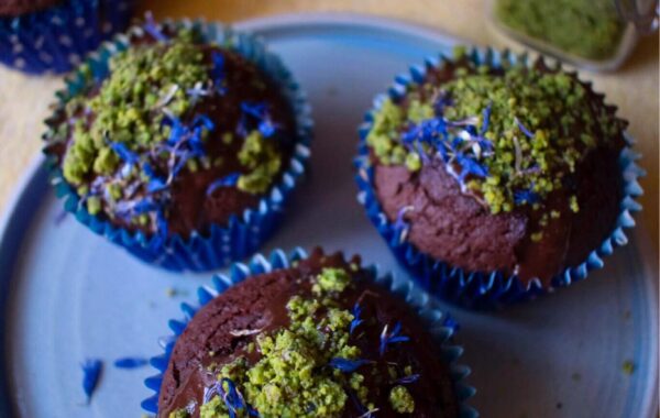 Niki’s Double Chocolate Pistachio Cupcakes Recipe