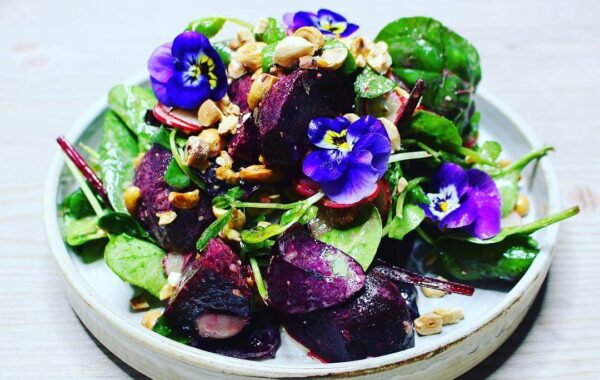 Beetroot and Hazelnut Salad with Hazelnut Kefir Dressing Recipe