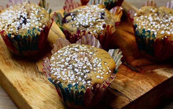 Cherry Chai Muffin Recipe, Gluten free and vegan
