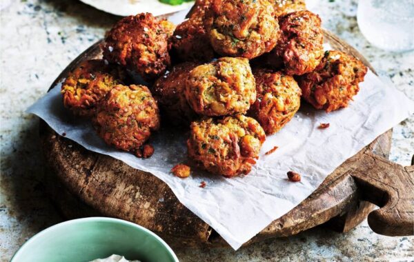 Chickpea & Vegetable Koftas with Tahini Sauce Recipe (Sabrina Ghayour)