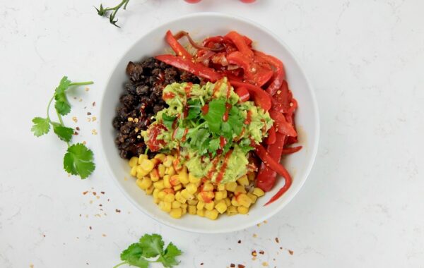Mexican Bowl with Avocado Salsa – plant based recipe