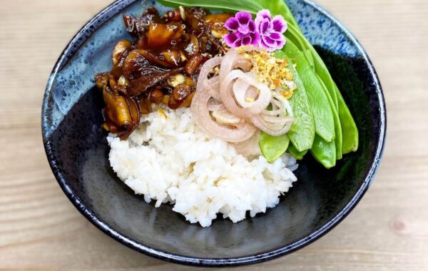 Caramelised Spicy Mushroom Donburi Recipe