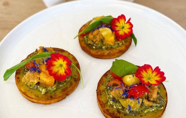 Vegan Panizza with Sweet BBQ Courgettes Recipe