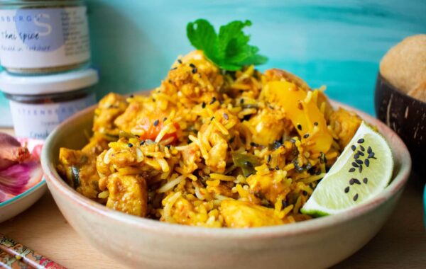Thai Fried Chicken Rice Recipe