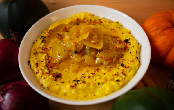 Caramelised Onion Houmous Recipe