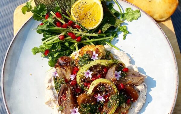 Zhug Butter Roasted Cauliflower and Chestnuts Recipe
