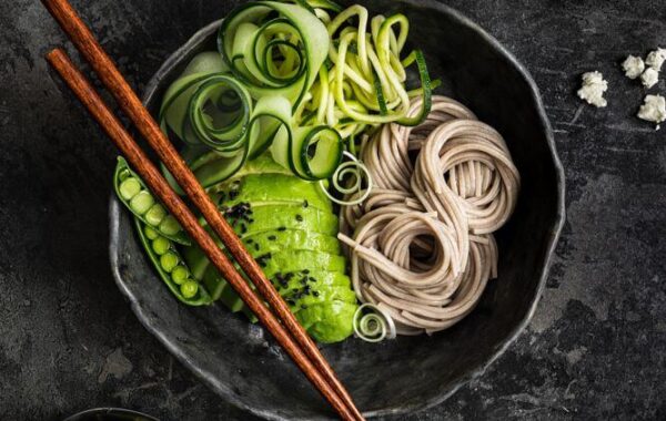Soba Noodle and Avocado Salad with Adobo Verde Recipe